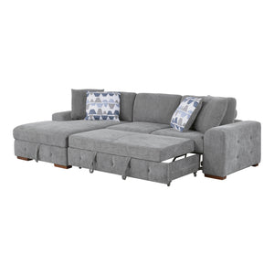 Gillam 3-Piece Sectional Sofa Sleeper with Left Chaise and Ottoman