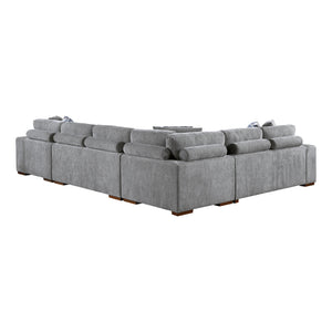 Gillam 4-Piece Sectional Sofa Sleeper with Right Chaise