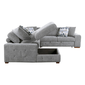 Gillam 5-Piece Sectional Sofa Sleeper with Left Chaise and Ottoman