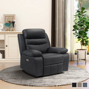 Peperomia Leather Match Power Reclining Chair