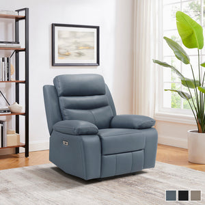 Peperomia Leather Match Power Reclining Chair