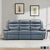 Peperomia Leather Match Power Double Reclining Sofa