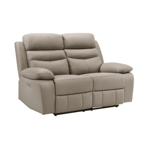 Peperomia 2-Piece Leather Match Power Reclining Sofa Set