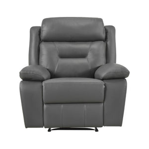 Papyrus Leather Match Manual Reclining Chair