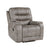 Gerald Polished Microfiber Manual Reclining Chair