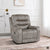 Gerald Polished Microfiber Manual Reclining Chair