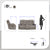 Gerald 3-Piece Microfiber Manual Reclining Sofa Set