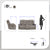 Gerald Microfiber Manual Double Reclining Loveseat