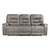 Gerald Microfiber Manual Double Reclining Sofa