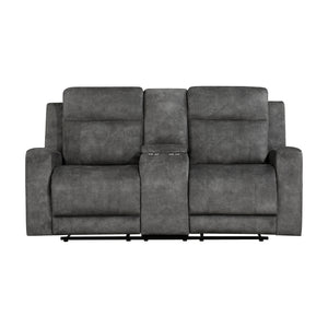 Liriope 2-Piece Microfiber Manual Reclining Sofa Set