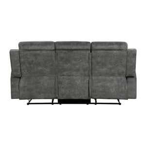 Liriope 2-Piece Microfiber Manual Reclining Sofa Set