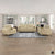 Cressey 3-Piece Microfiber Living Room Sofa Set