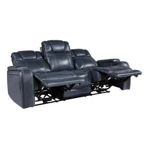 Lourical 3-Piece Leather Match Power Reclining Sofa Set