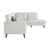 Valley 2-Piece Chenille Sectional and Right Chaise