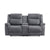 Lenore Microfiber Manual Double Reclining Loveseat