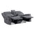 Lenore Microfiber Manual Double Reclining Loveseat