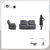 Lenore 2-Piece Microfiber Manual Reclining Sofa Set