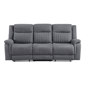 Lenore 2-Piece Microfiber Manual Reclining Sofa Set