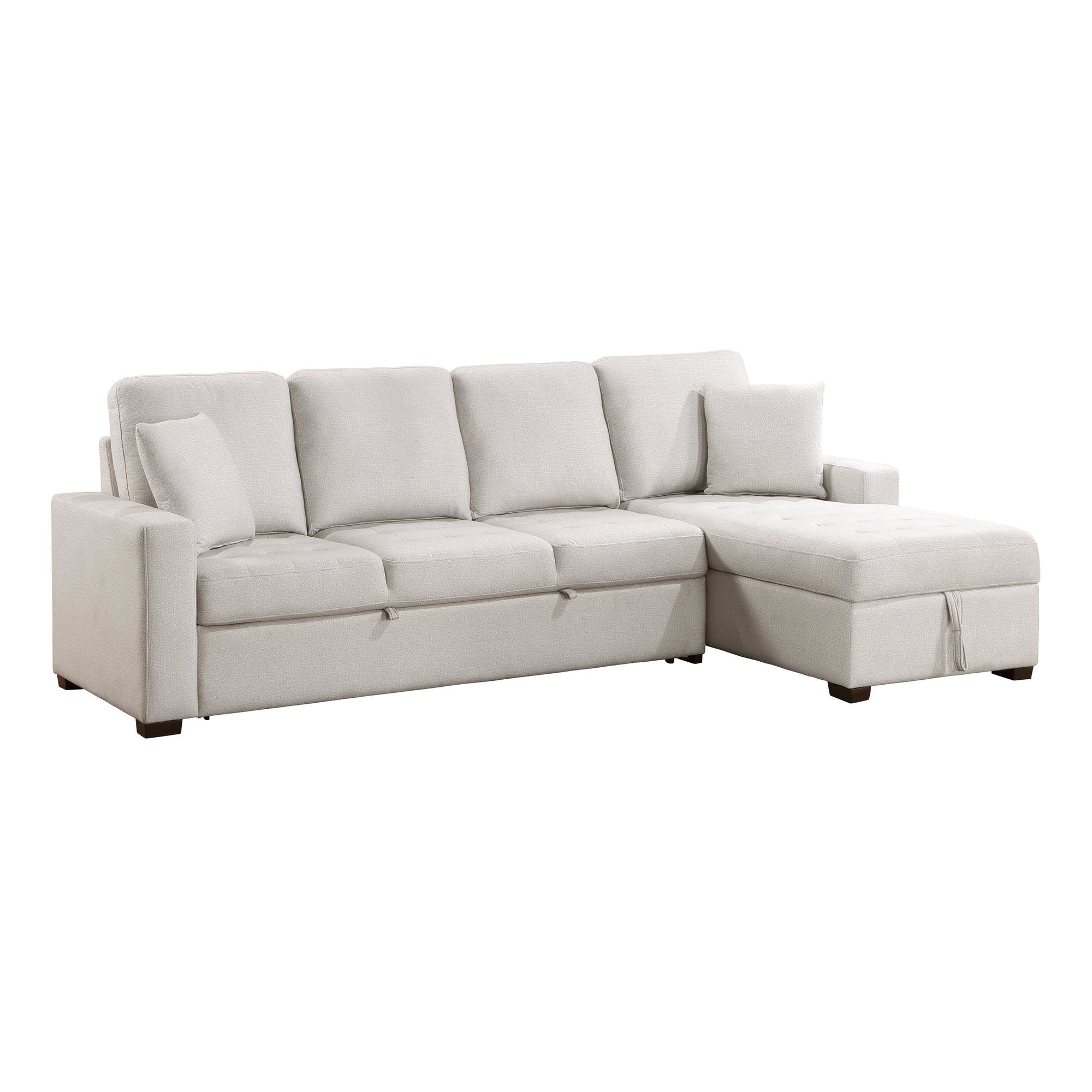 Bernard 2-Piece Sectional Sofa Sleeper with Right Chaise