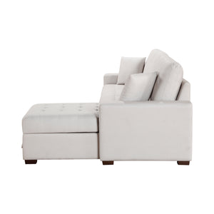 Bernard 2-Piece Sectional Sofa Sleeper with Right Chaise