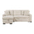 Jessenia Corduroy 3-Piece Reversible Sectional with Pull-out Bed