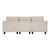 Kenlis Corduroy Living Room Sofa