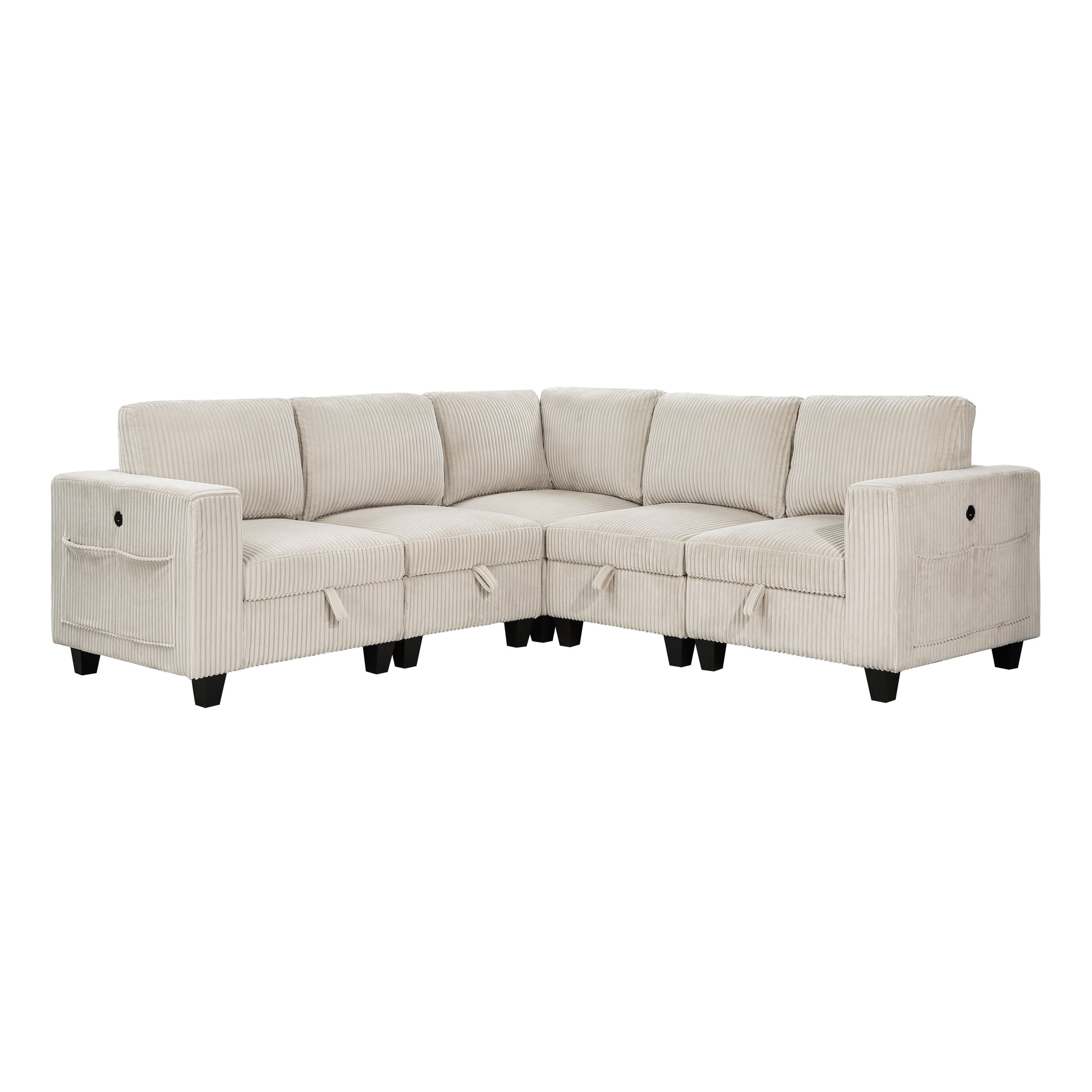 Kenlis 5-Piece Modular Sectional Sofa