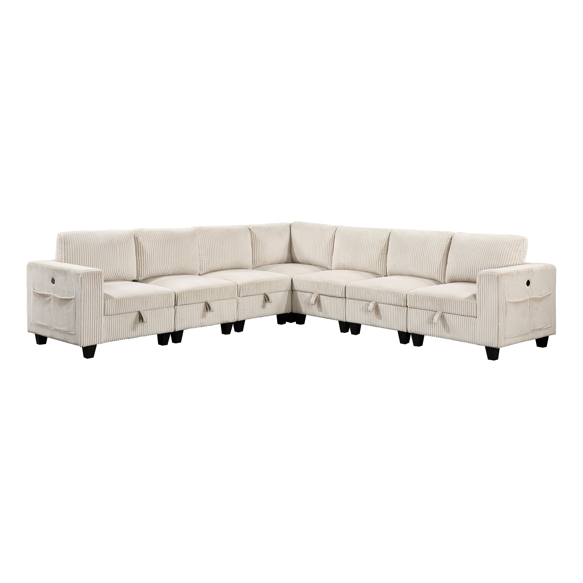 Kenlis 7-Piece Modular Sectional Sofa