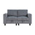 Kenlis Corduroy Living Room Loveseat