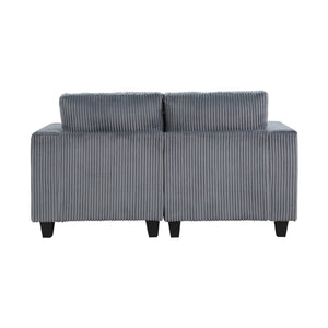 Kenlis Corduroy Living Room Loveseat