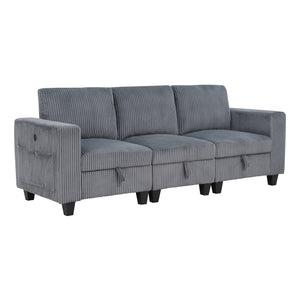 Kenlis Corduroy Living Room Sofa