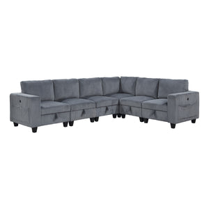 Kenlis 6-Piece Modular Sectional Sofa