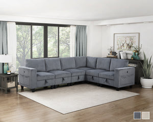 Kenlis 6-Piece Modular Sectional Sofa