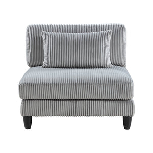 Jonas Corduroy Armless Chair