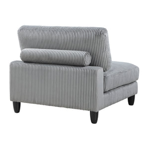 Jonas Corduroy Armless Chair