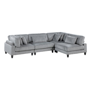 Jonas Corduroy 4-Piece Modular Sectional