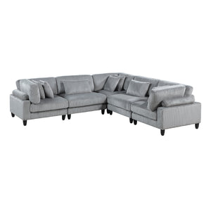 Jonas Corduroy 5-Piece Modular Sectional