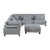 Jonas Corduroy 6-Piece Modular Sectional Sofa with Ottoman