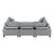 Jonas Corduroy 6-Piece Modular Sectional Sofa with Ottoman