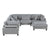 Jonas Corduroy 6-Piece Modular Sectional Sofa