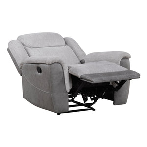 Nadalia 3-Piece Fabric Upholstery Manual Reclining Sofa Set