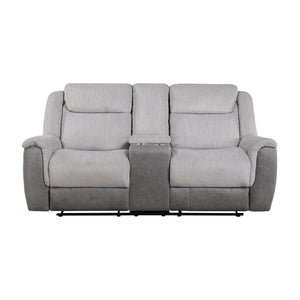 Nadalia 3-Piece Fabric Upholstery Manual Reclining Sofa Set