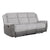 Nadalia Fabric Upholstery Manual Double Reclining Sofa