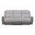 Nadalia Fabric Upholstery Manual Double Reclining Sofa