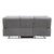 Nadalia Fabric Upholstery Manual Double Reclining Sofa