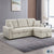 Almeria 2-Piece Sectional Sofa with Pull-out Bed and Right Chaise