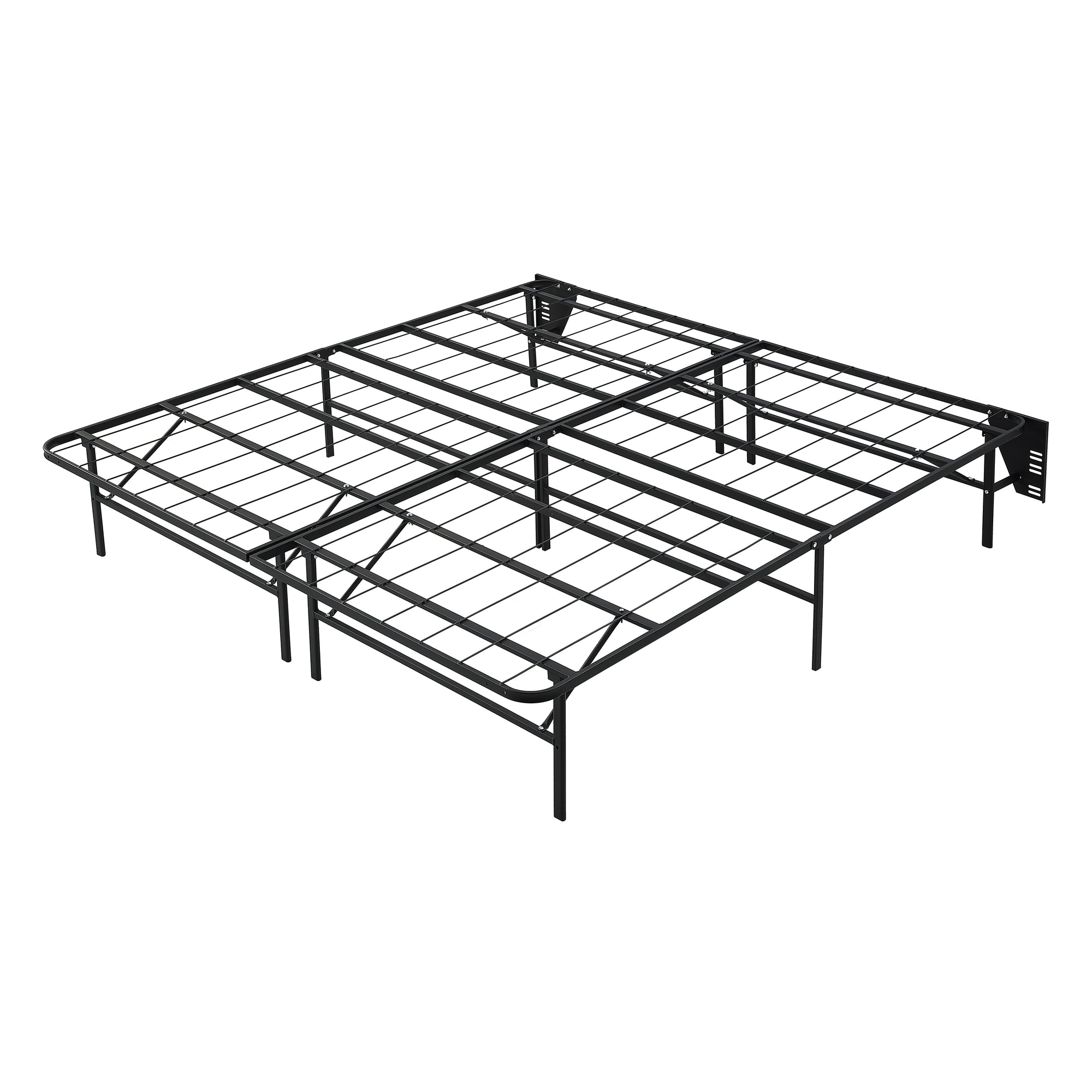 Raven Metal Platform Bed, King