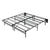 Raven Metal Platform Bed, California King