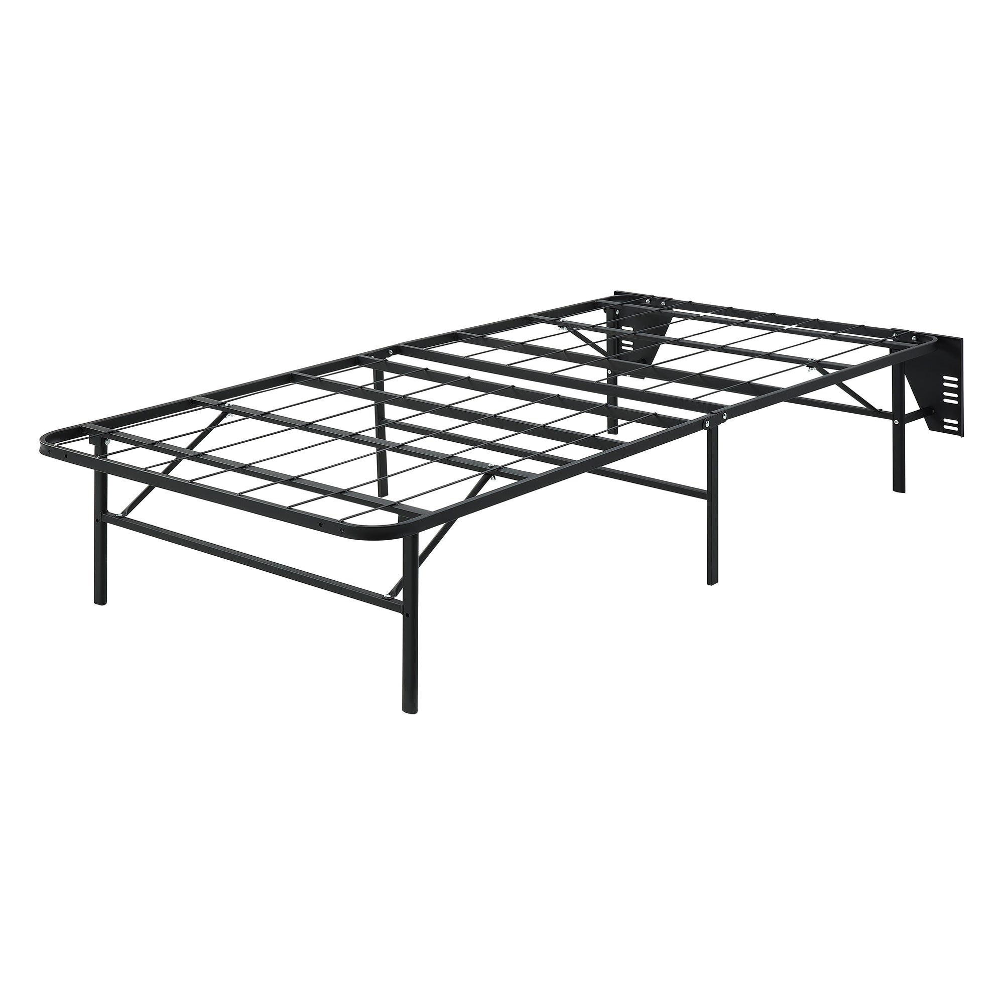 Raven Metal Platform Bed, Twin