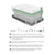 Cambra 12 Inch Gel-Infused Memory Foam Hybrid Mattress